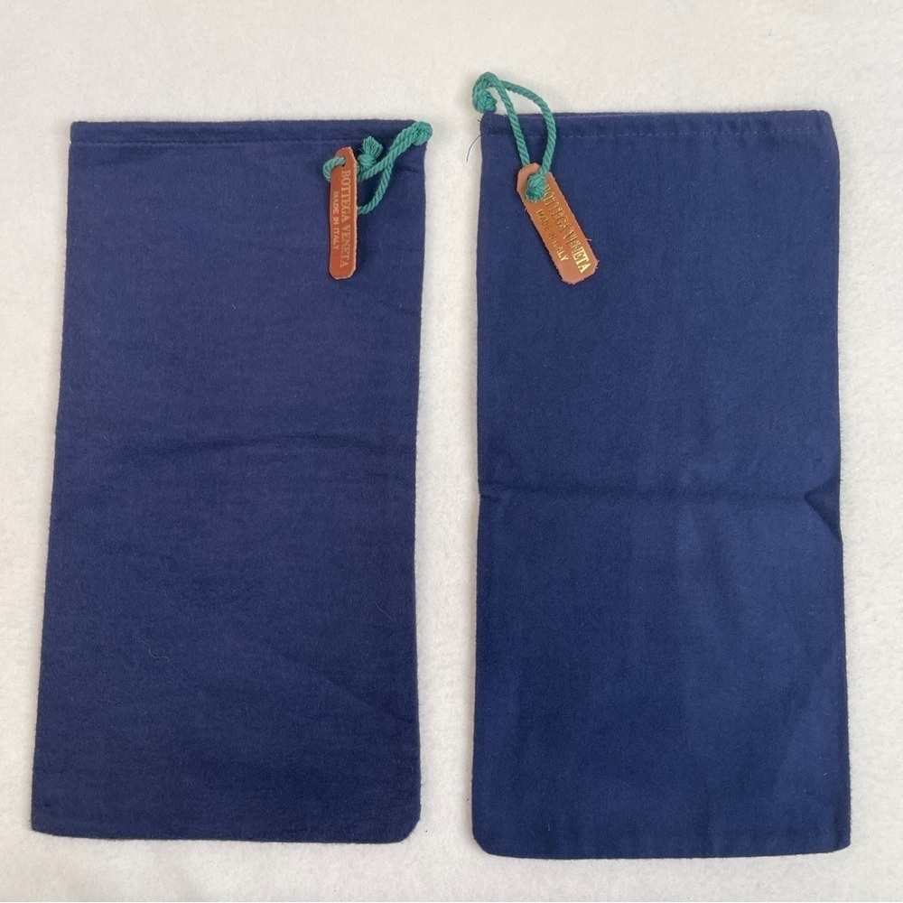 Bottega Veneta Navy Blue Shoe Dust Bags